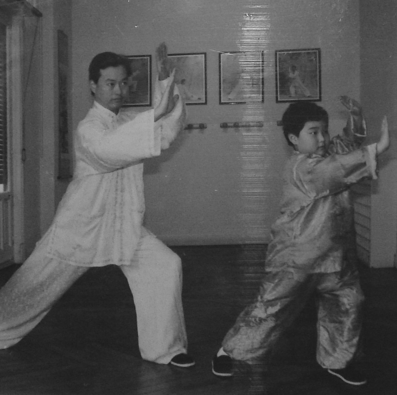 Maestro Xioda Liu con la familia