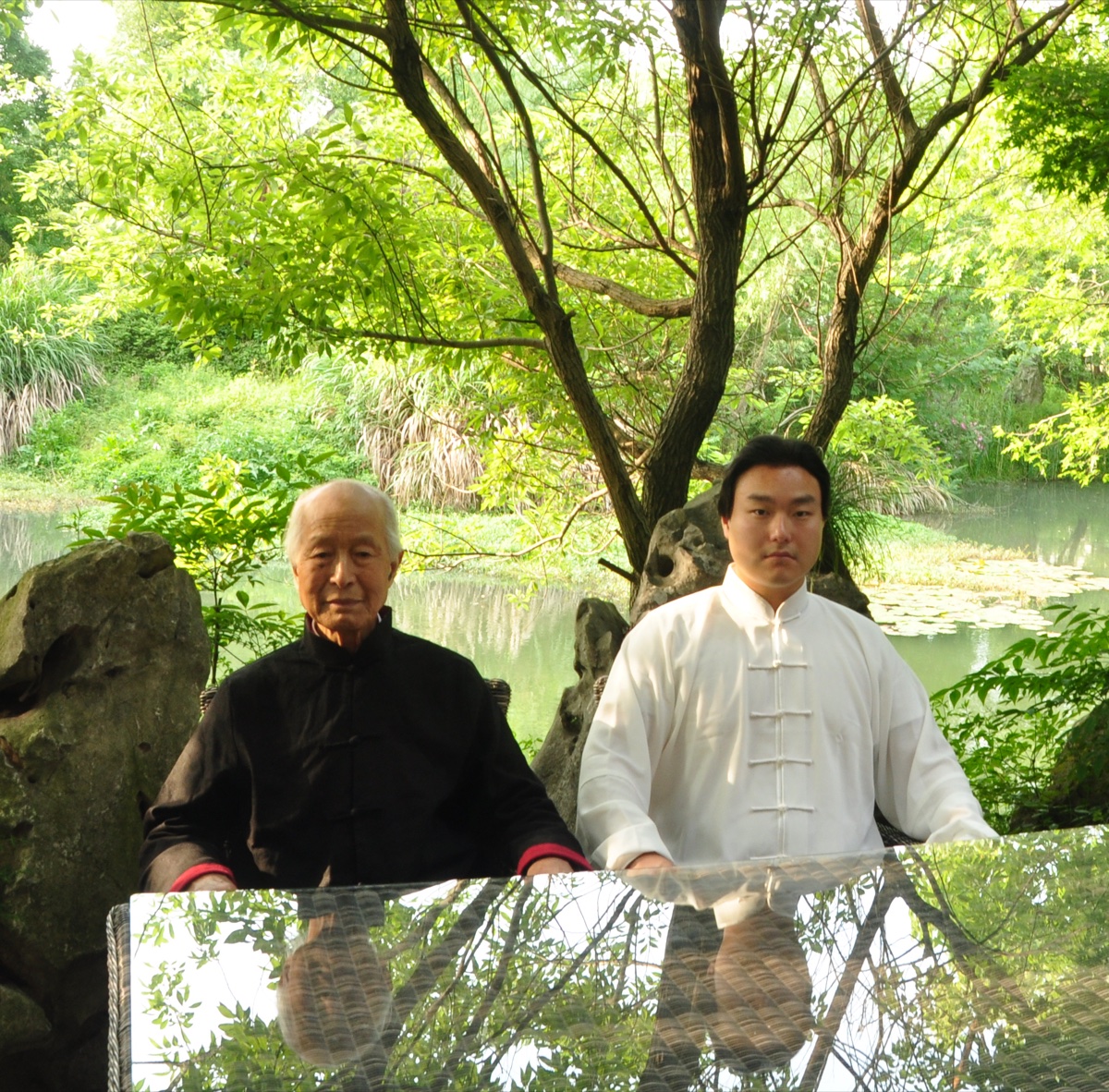 Maestro Xioda Liu con Liu Yin Sheng
